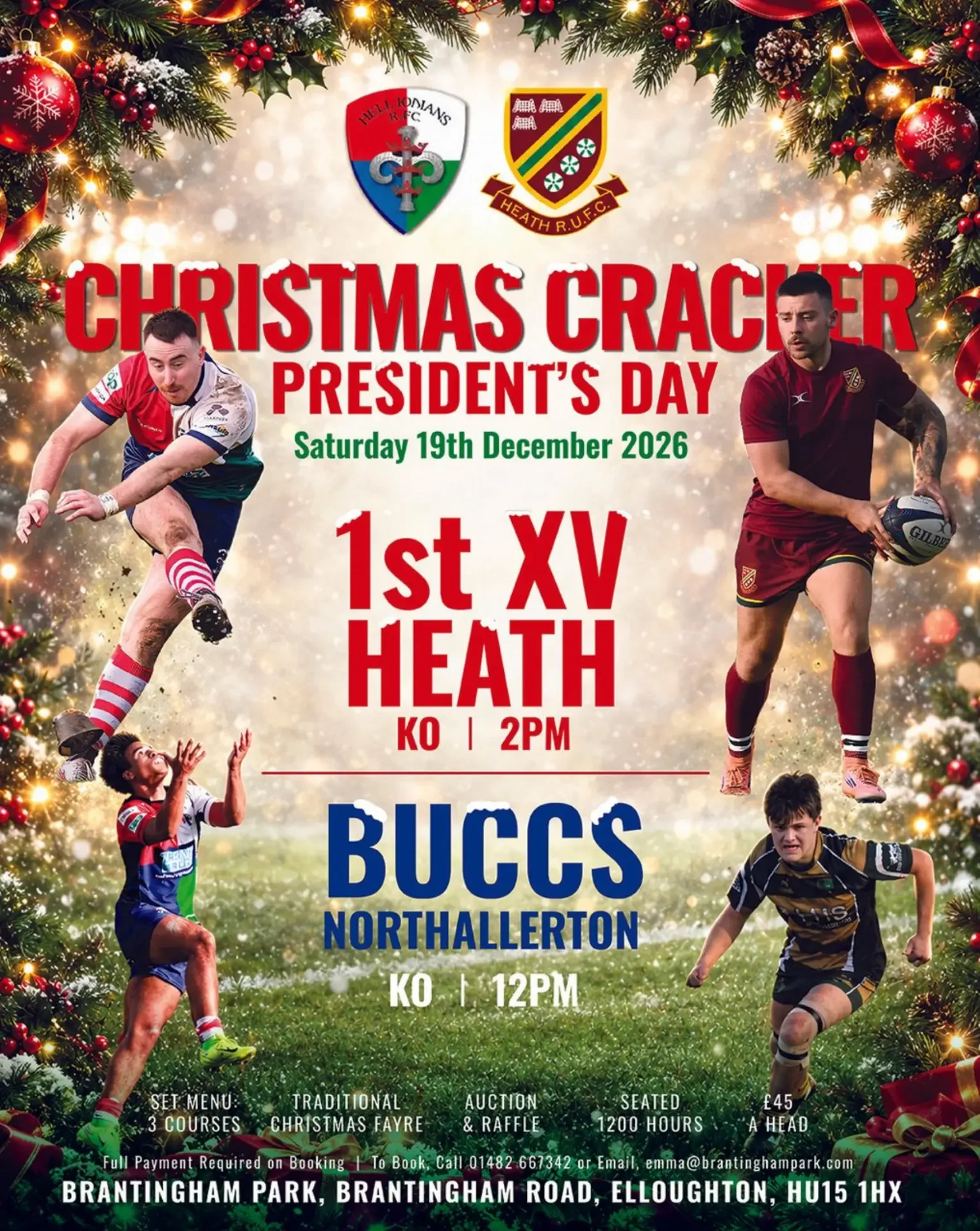 Official flyer: Christmas Cracker – President's Day