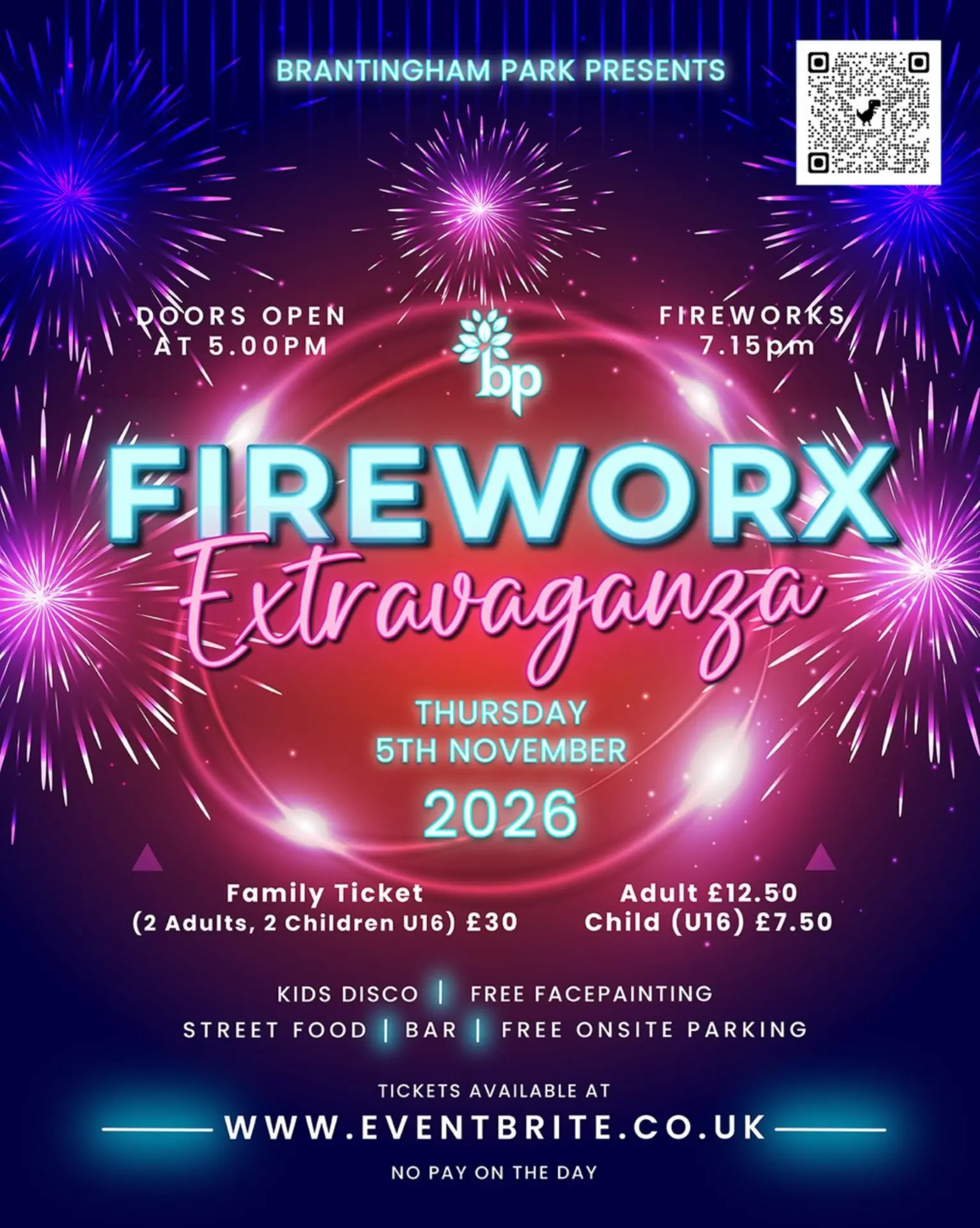 Official flyer: Fireworx Extravaganza
